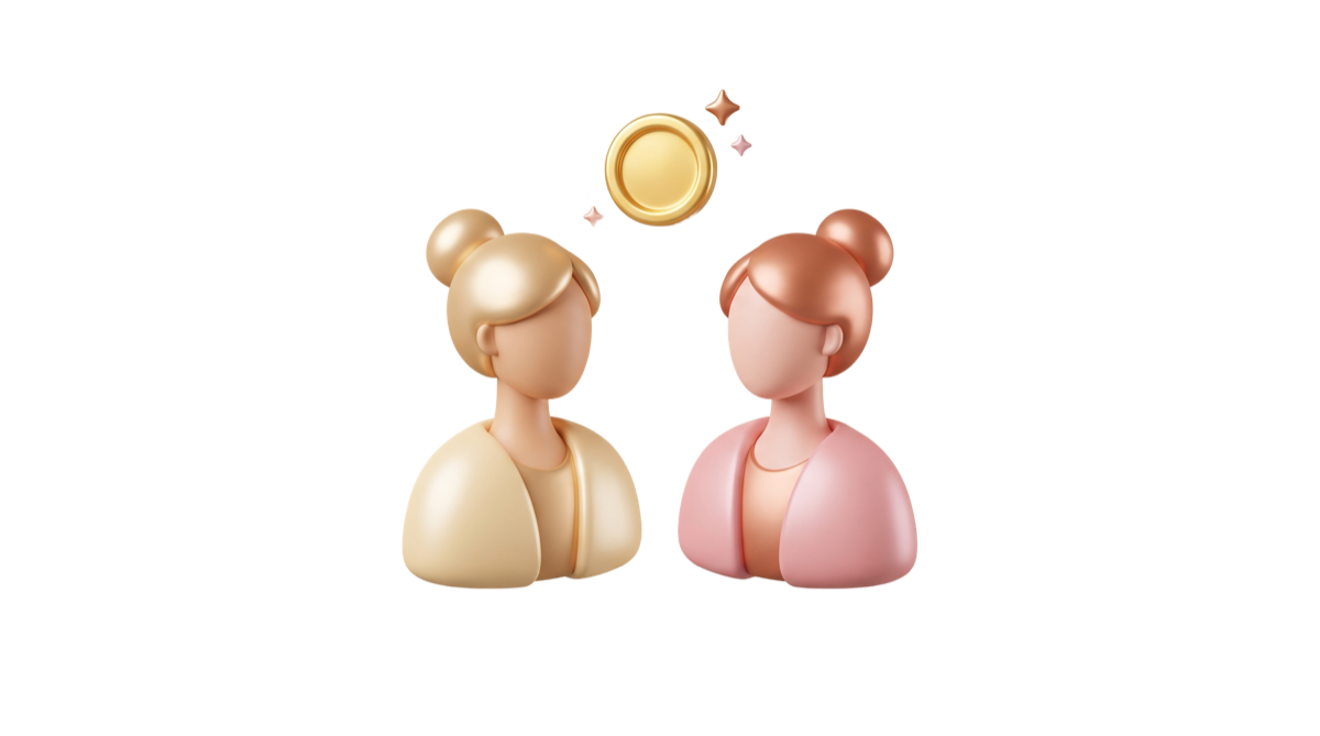 Two women, the face of a brand and the growth operator behind one